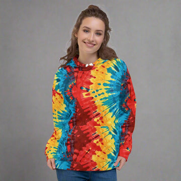 Vibrant Tie-Dye Unisex Hoodie