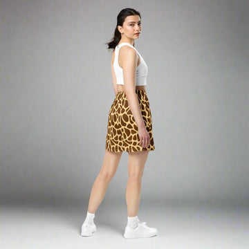 Giraffe Print Unisex Mesh Shorts - Eco-Friendly & Versatile