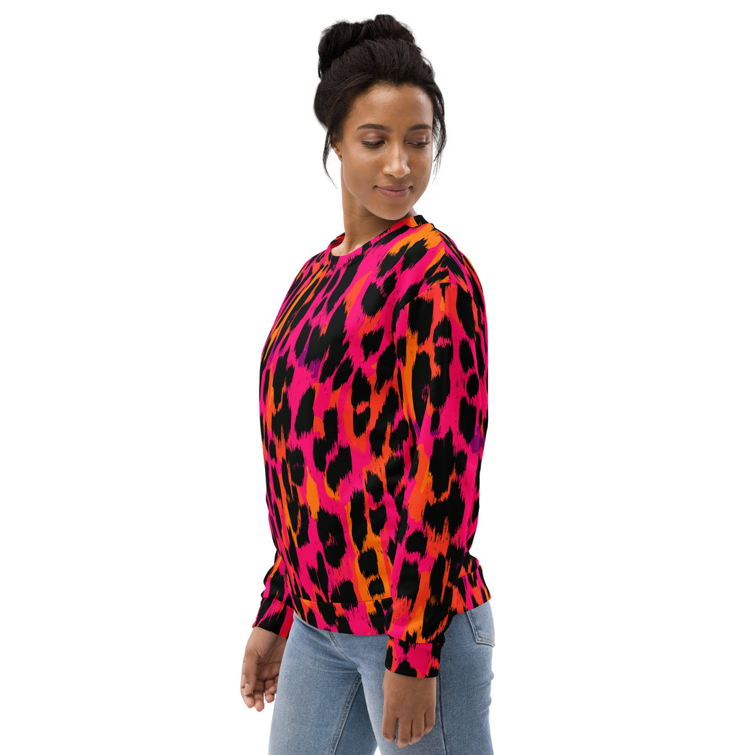 Vibrant Animal Print Unisex Sweatshirt