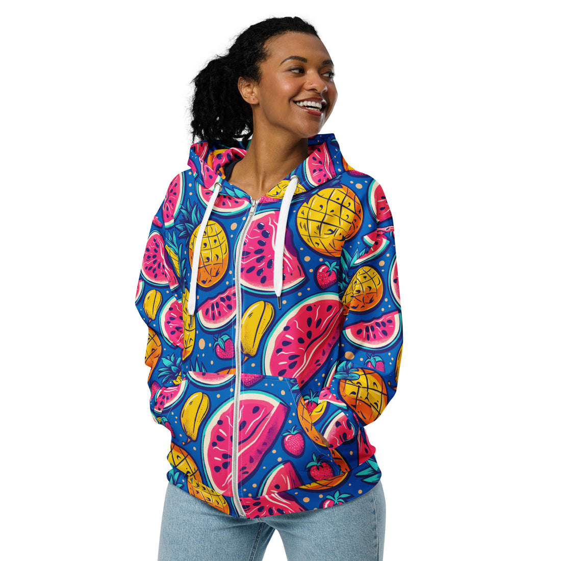 Fruity Unisex Zip Hoodie