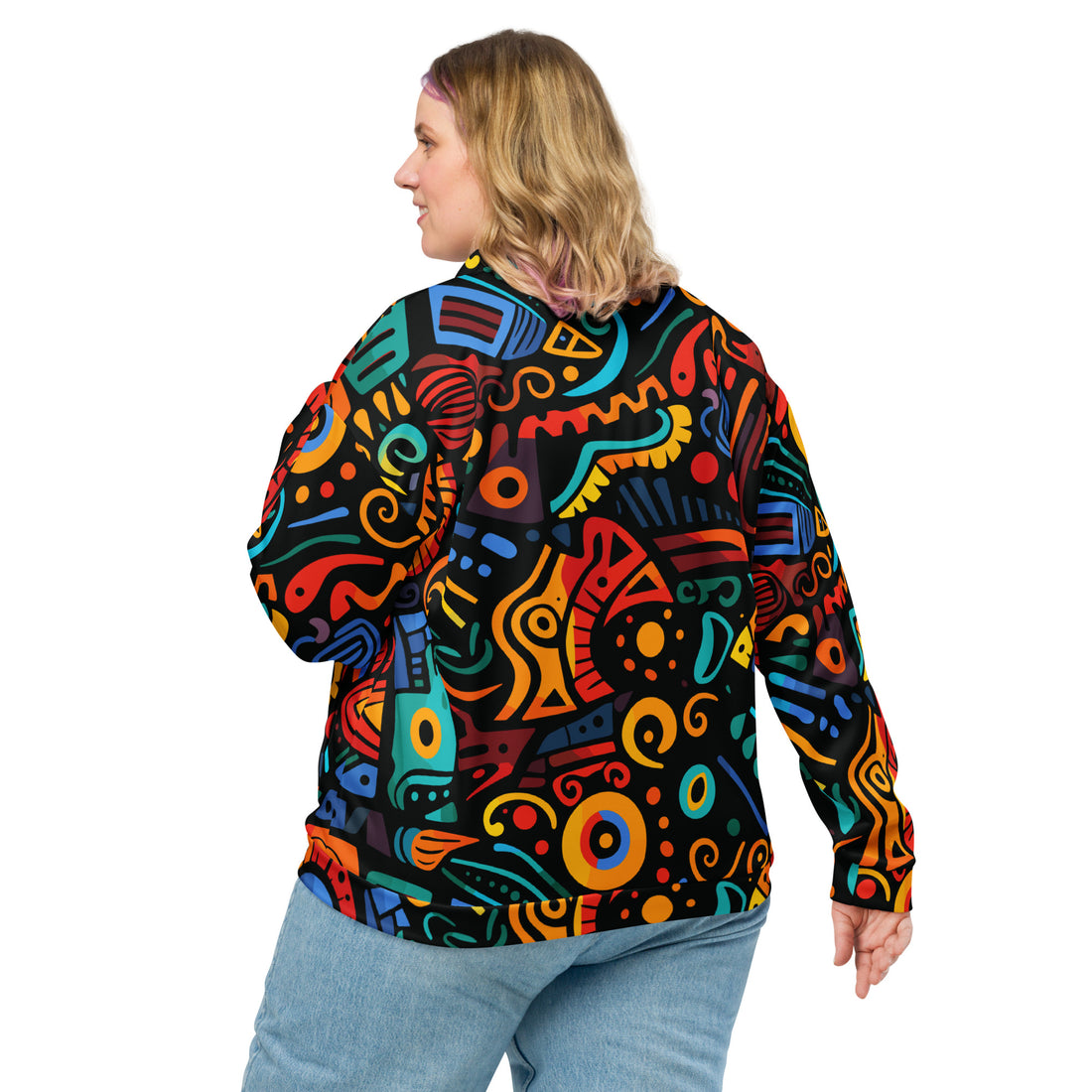 Vibrant Artistry Unisex Bomber Jacket