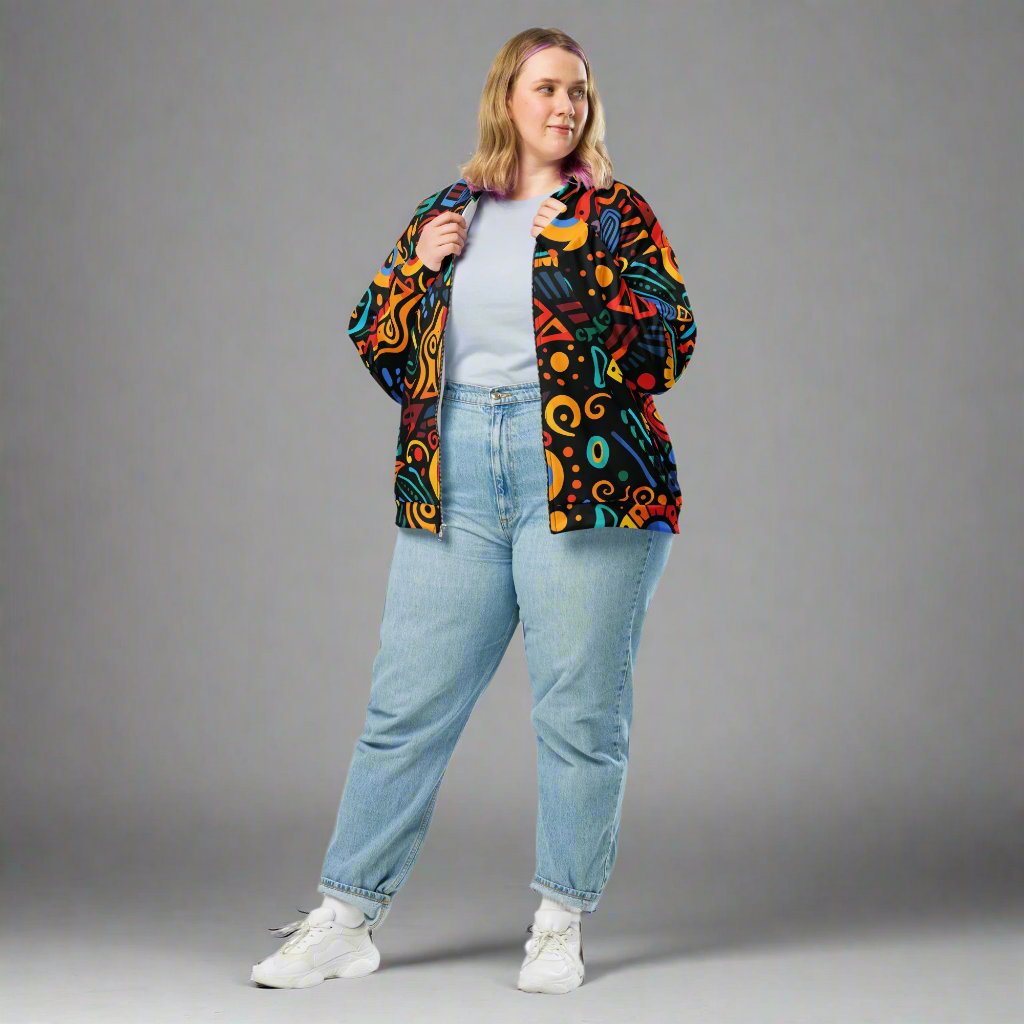 Vibrant Artistry Unisex Bomber Jacket