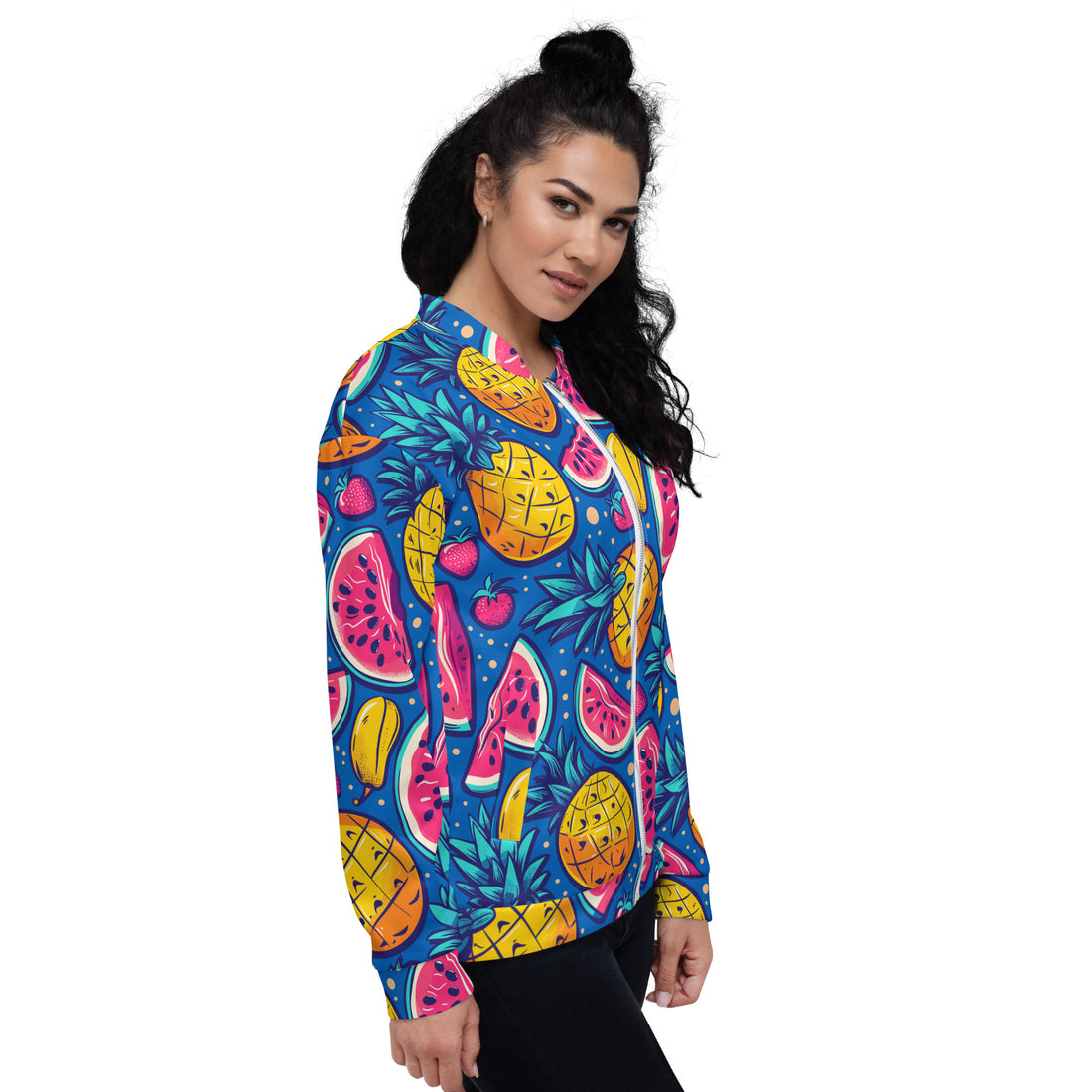 Tropical Fruits Bomber Jacket