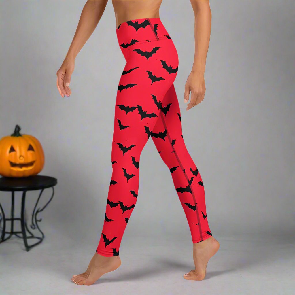 Halloween Bat Yoga Leggings | Elysian Loom