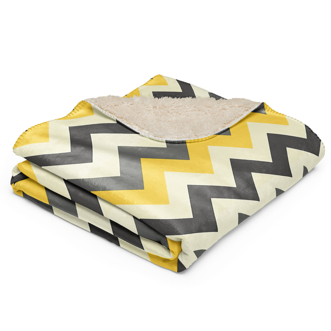 Chic Chevron Sherpa Blanket for Ultimate Comfort