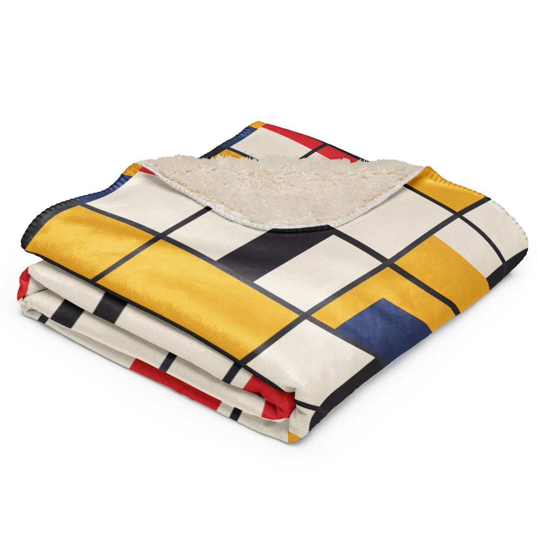 Vibrant Abstract Sherpa Blanket