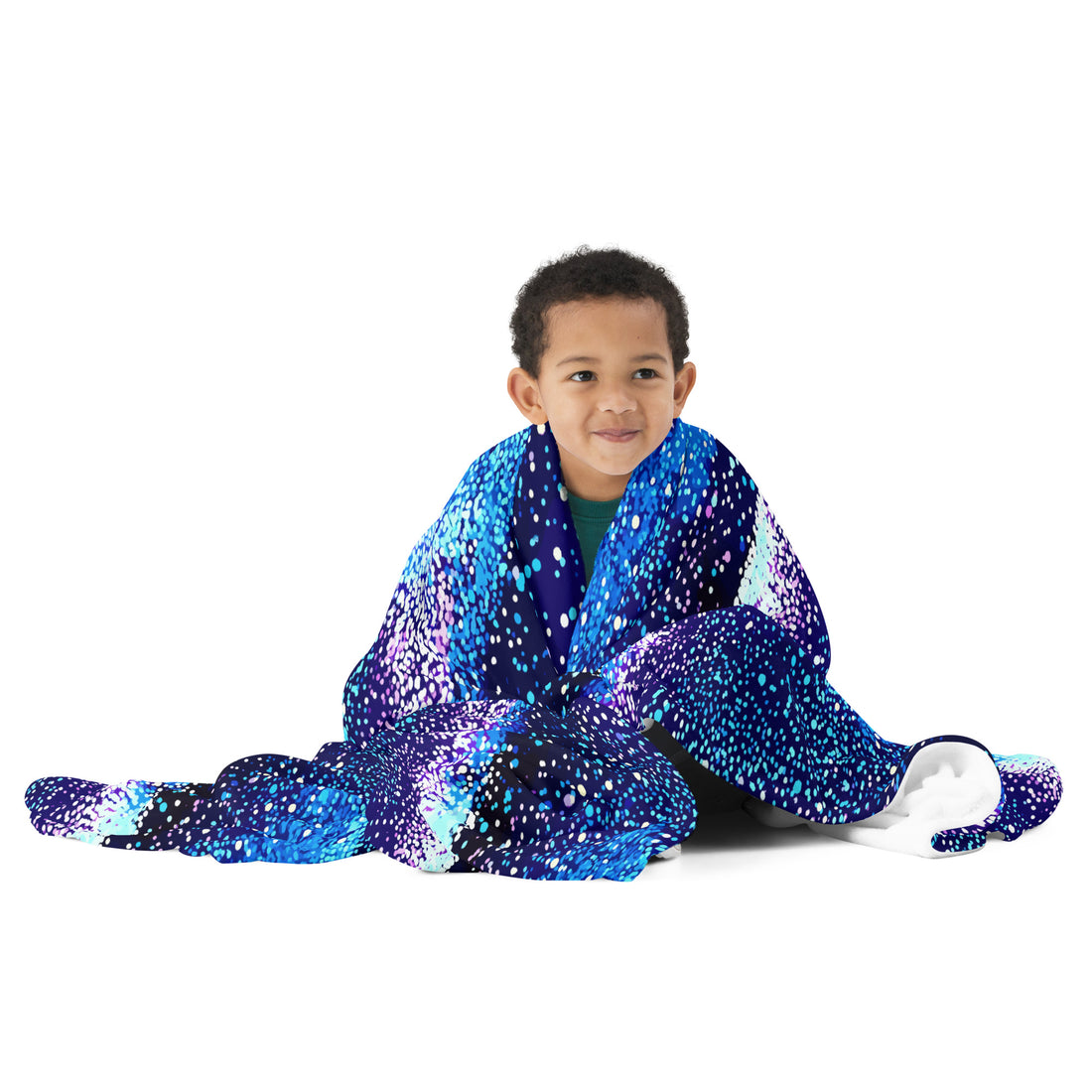 Winter Galaxy Throw Blanket