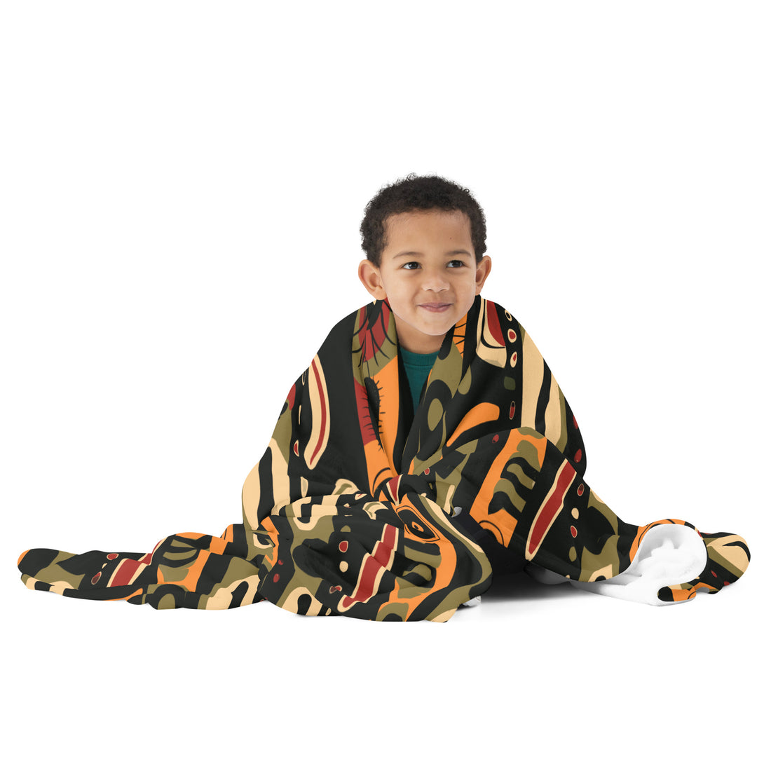 Ethnic Pattern Silk Touch Throw Blanket