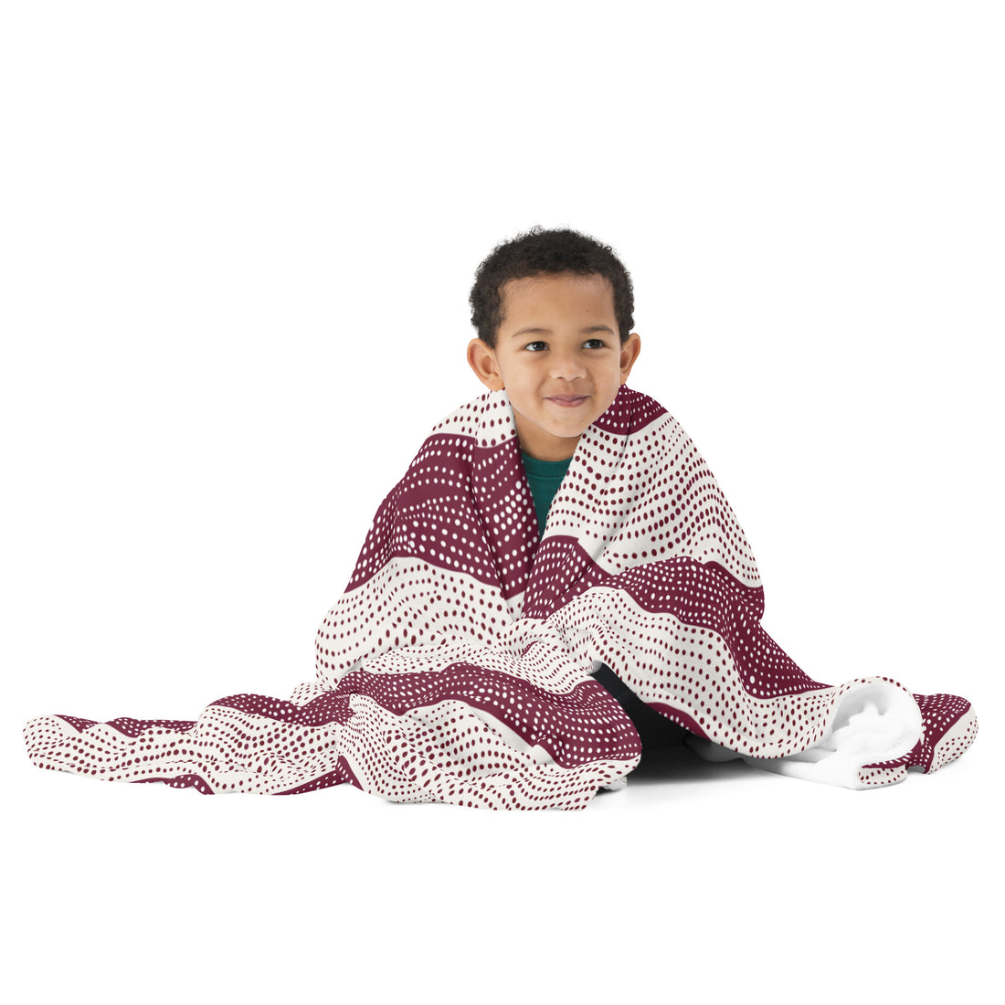 Wave Pattern Throw Blanket - Cozy Winter Essential