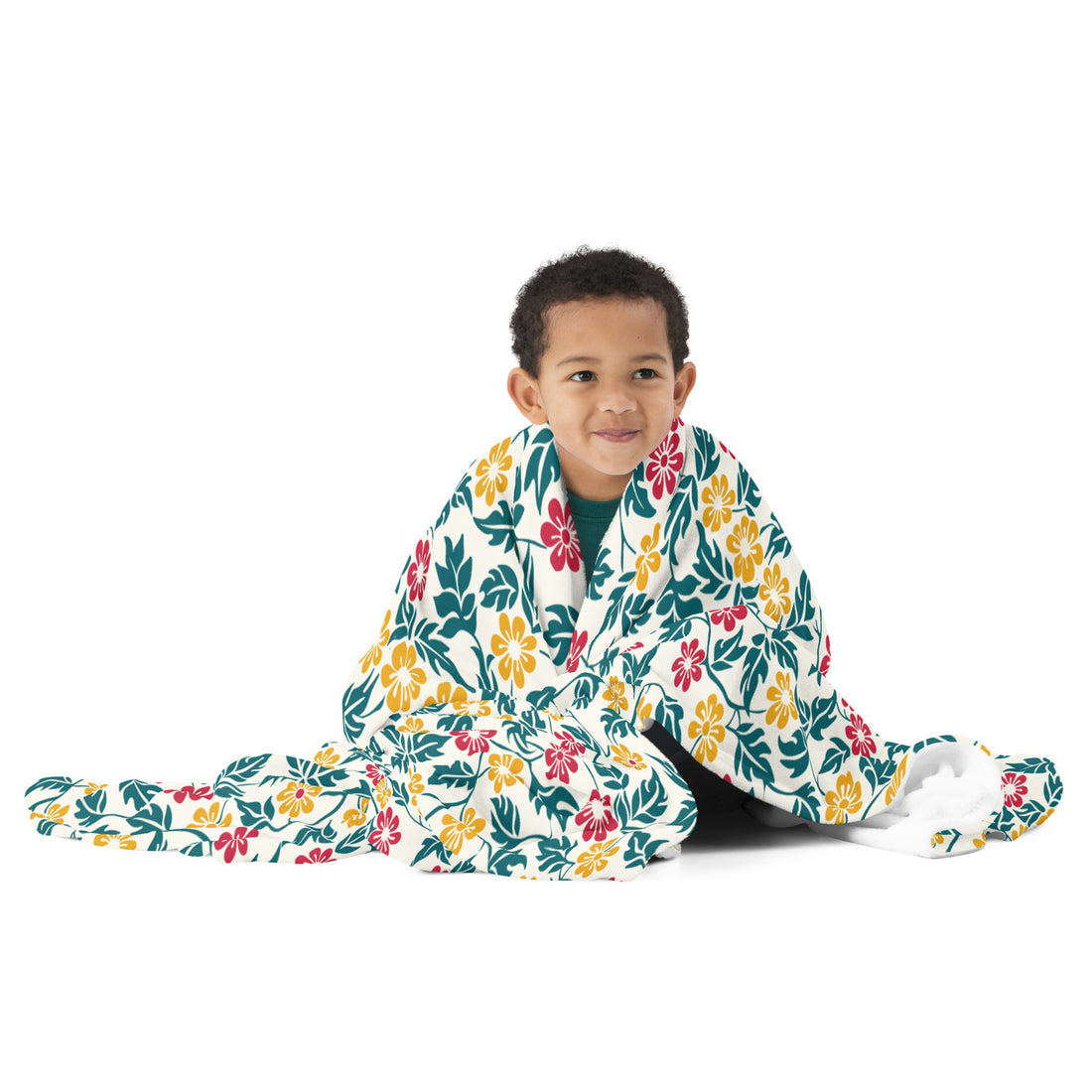 Floral Bliss Silk Touch Blanket - Garden Symphony