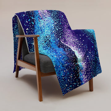 Winter Galaxy Throw Blanket